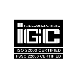 ISO/FSSC 22000 certified company